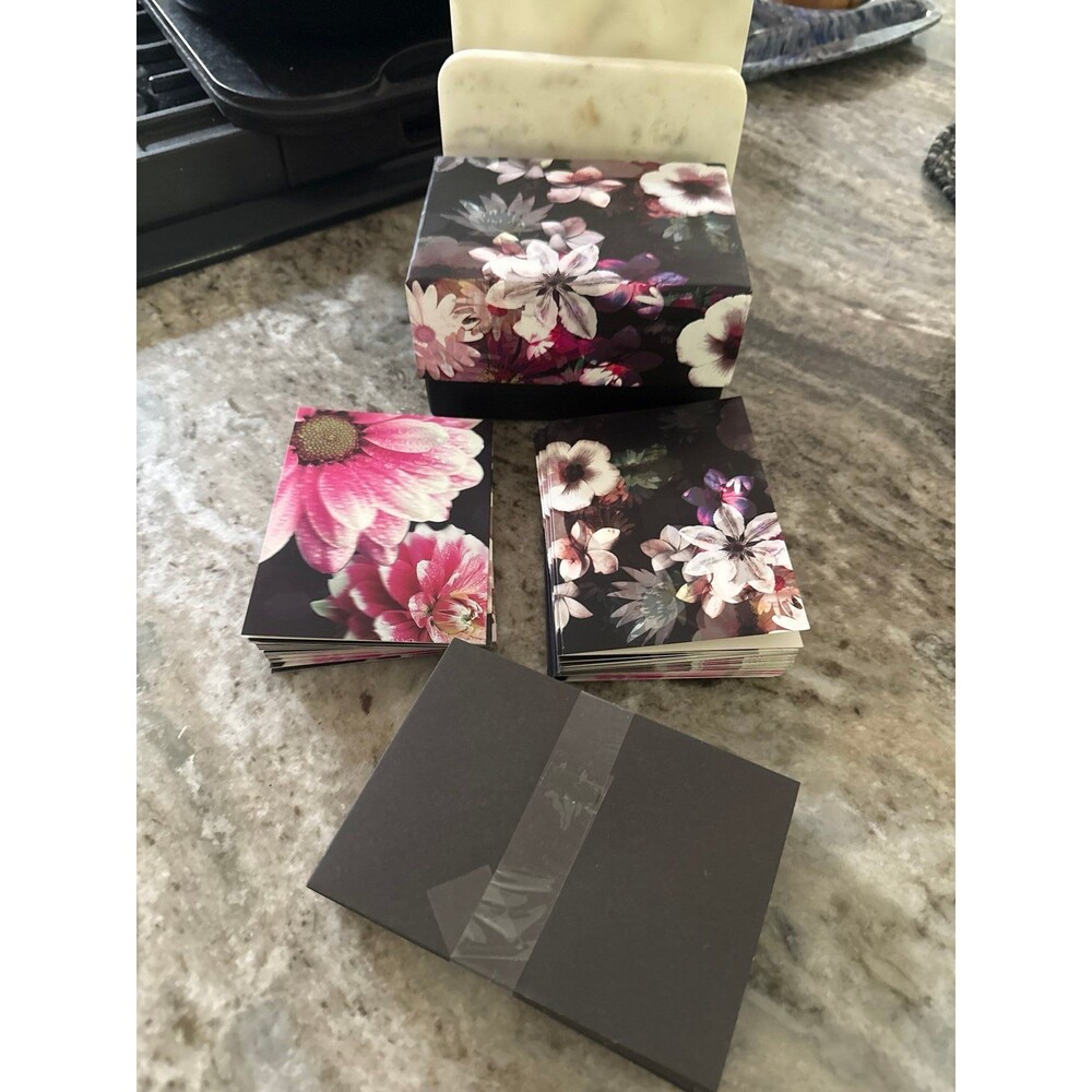 Lulu Bijoux 50  Floral Notecards with Envelopes 2016
